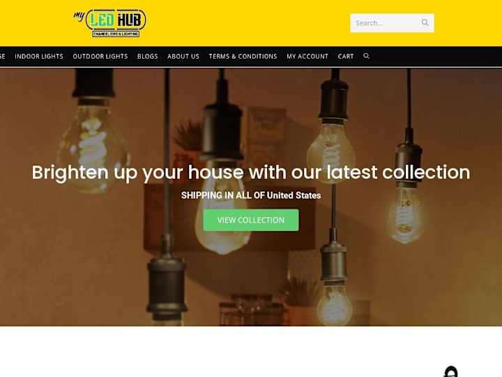 Cover image for Website Redesign Project - My Led Hub