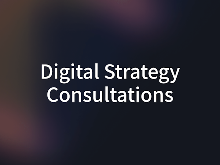 Cover image for Digital Strategy Consulting