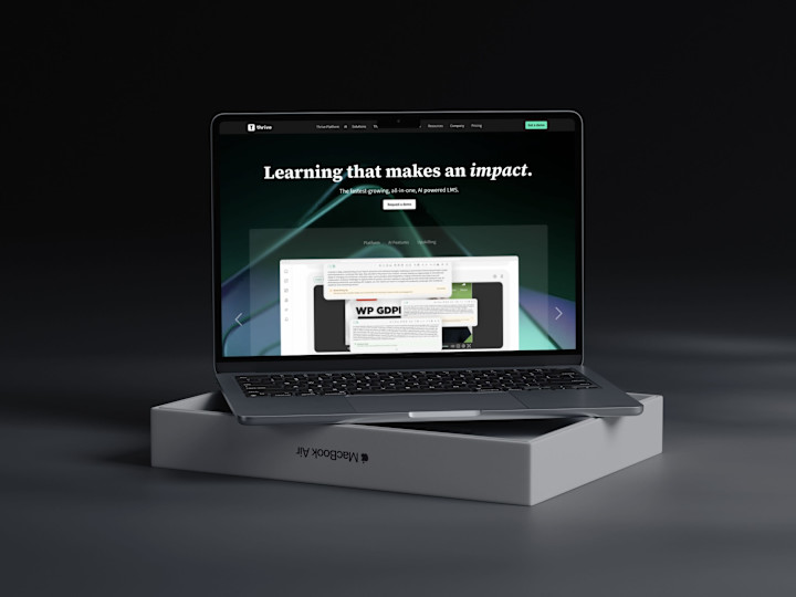 Cover image for Thrive Learning: Build a new website to improve conversion