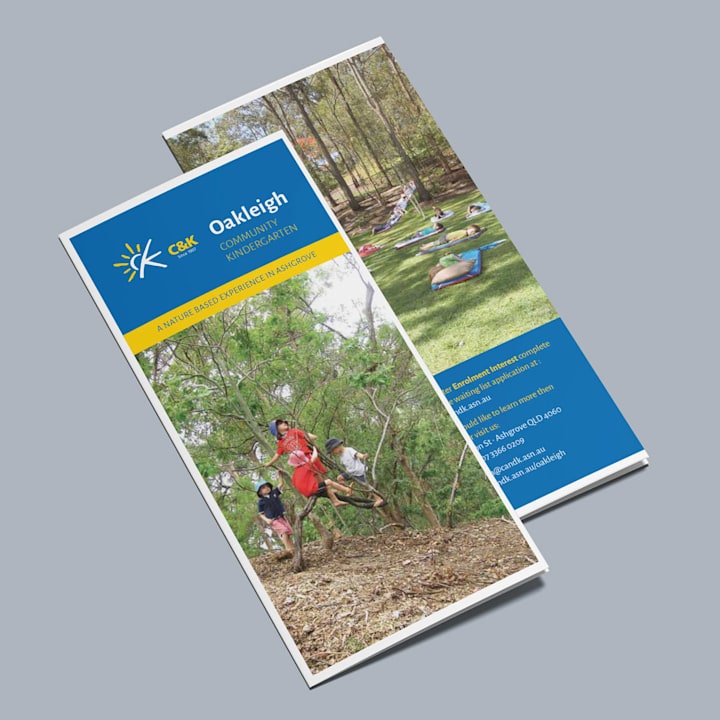 Cover image for Promotional flyer for Kindergarten
