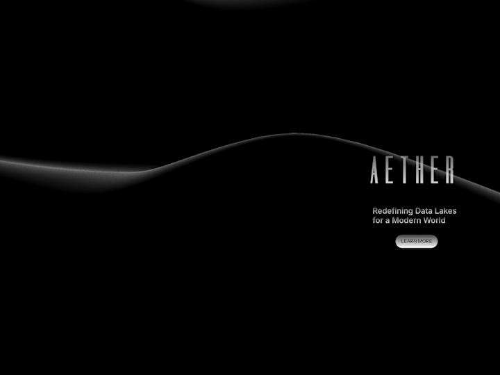 Cover image for AETHER - Landing Page for SaaS company