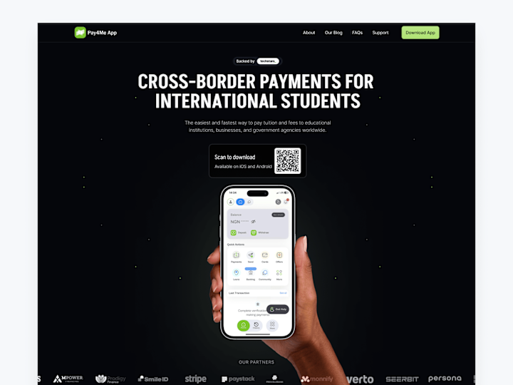 Cover image for Redesigning Pay4Me App Website