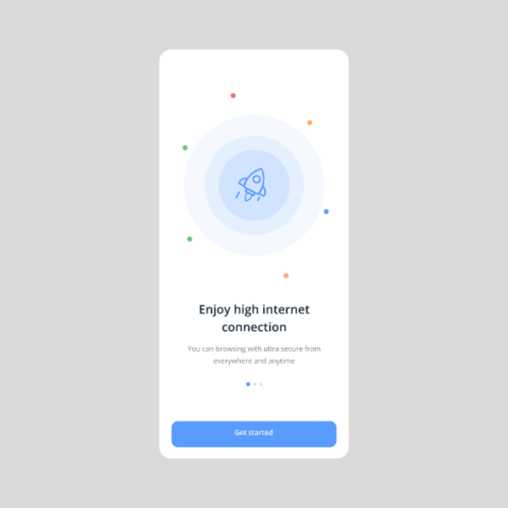 Cover image for VPN Rive animation for Mobile App