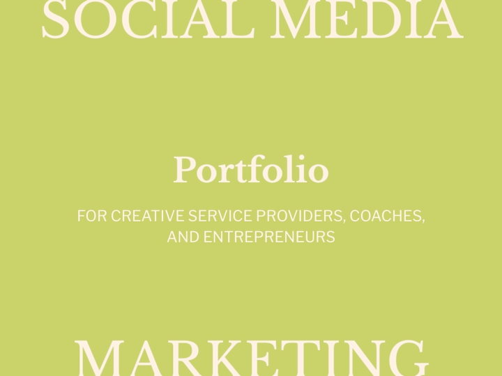 Cover image for Social Media Marketing Portfolio
