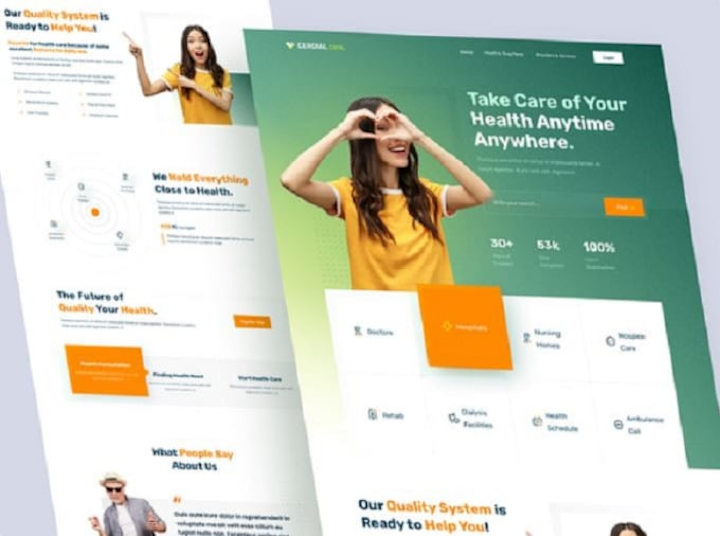 Cover image for I will wordpress dental website and medical, healthcare, clinic…