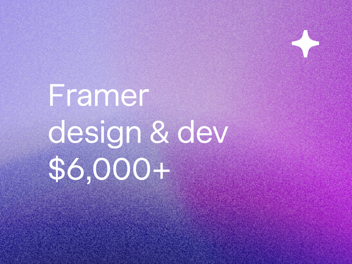 Cover image for Framer Website (Design & Development)