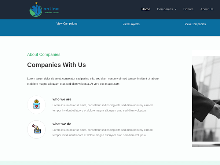 Cover image for Online Donation System