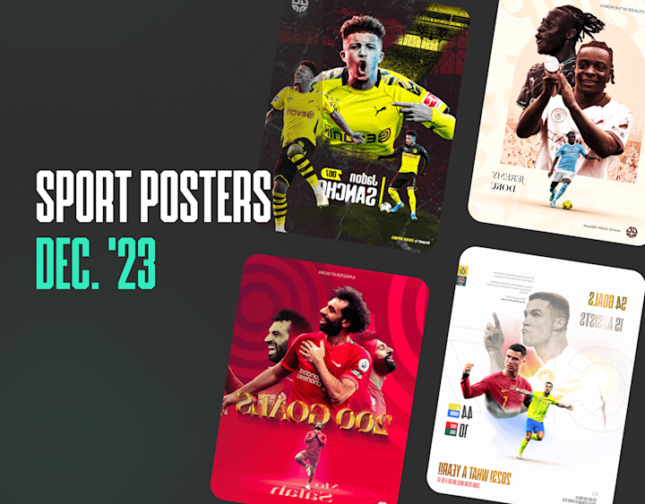 Cover image for Sport Posters - December '23 on Behance