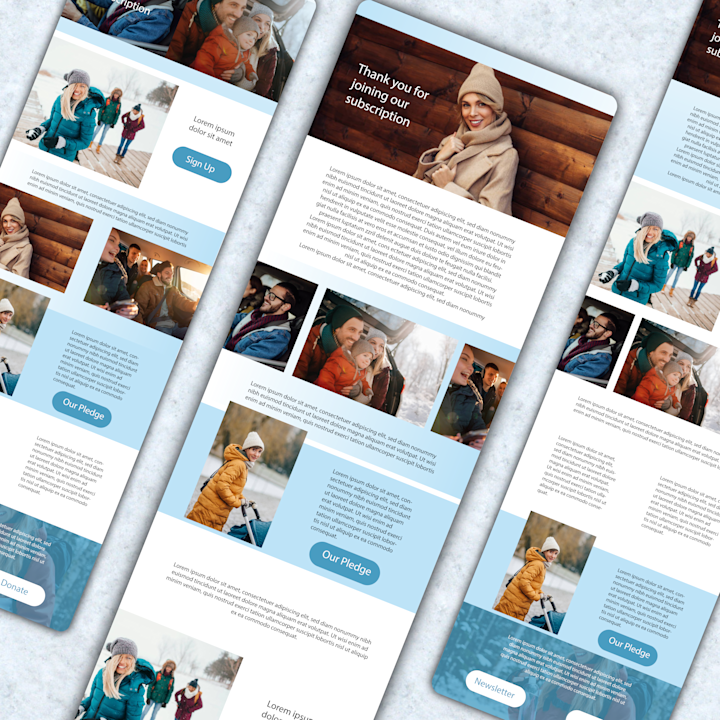 Cover image for Email Design Outerwear Brand