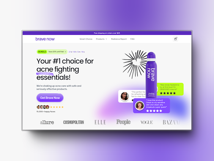 Cover image for Brave Now / E-commerce Website