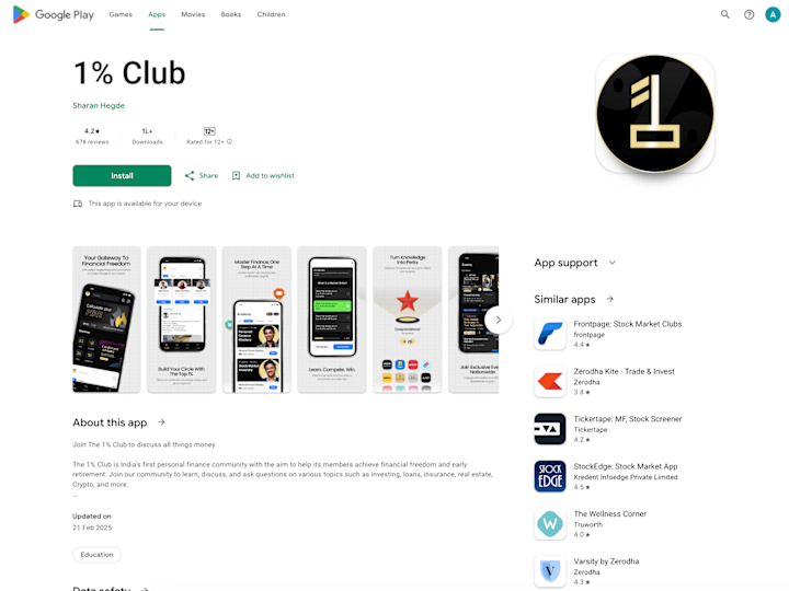 Cover image for Mobile App For Financial Education and activities