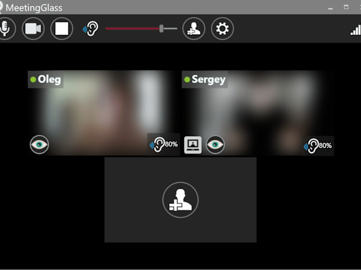 Cover image for Video Meetings Through Virtual Frosted Glass