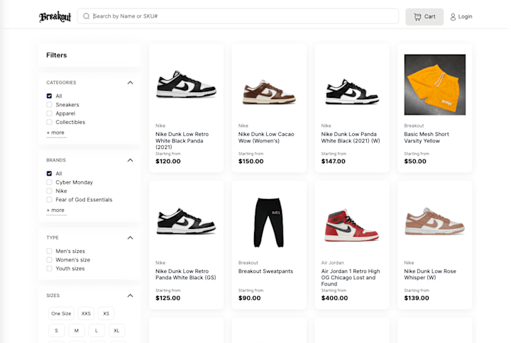 Cover image for Breakout.LA (E-commerce)