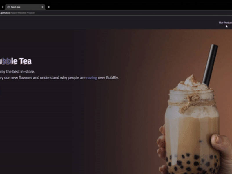 Cover image for React Website Project