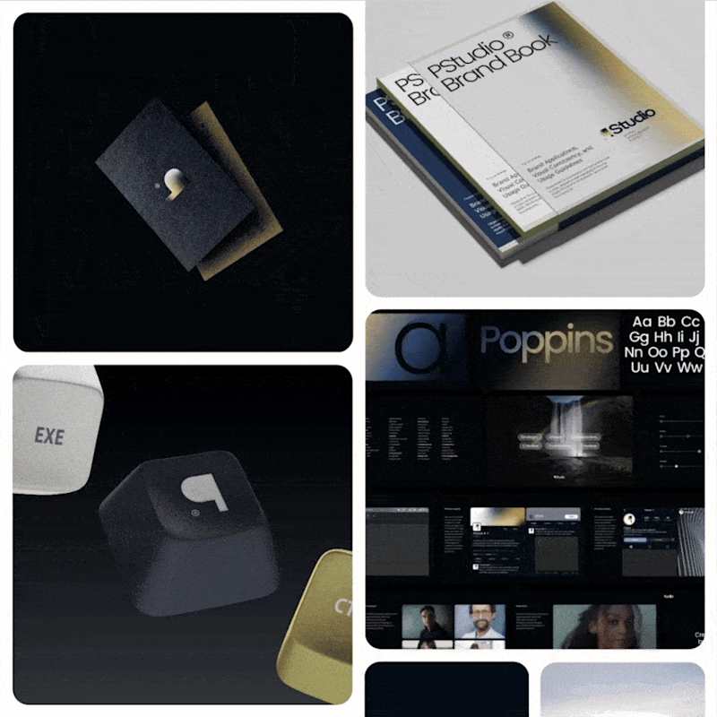 Cover image for Visual Identity & brand guidelines for a Creative agency