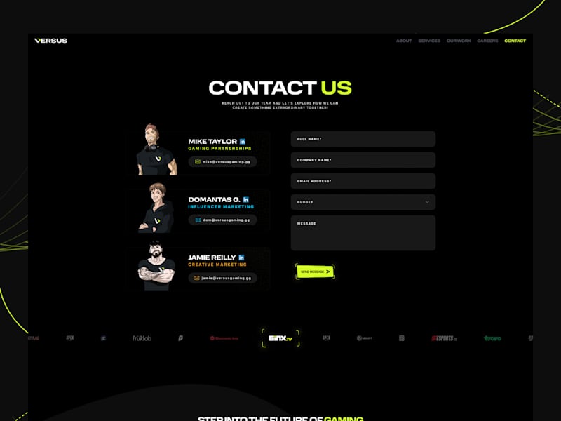 Cover image for B2B Website Design for Gaming and Esports Agency