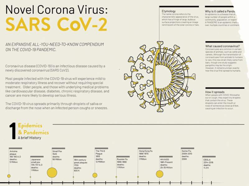 Cover image for COVID-19 Compendium: A Visually Engaging Webpage Design