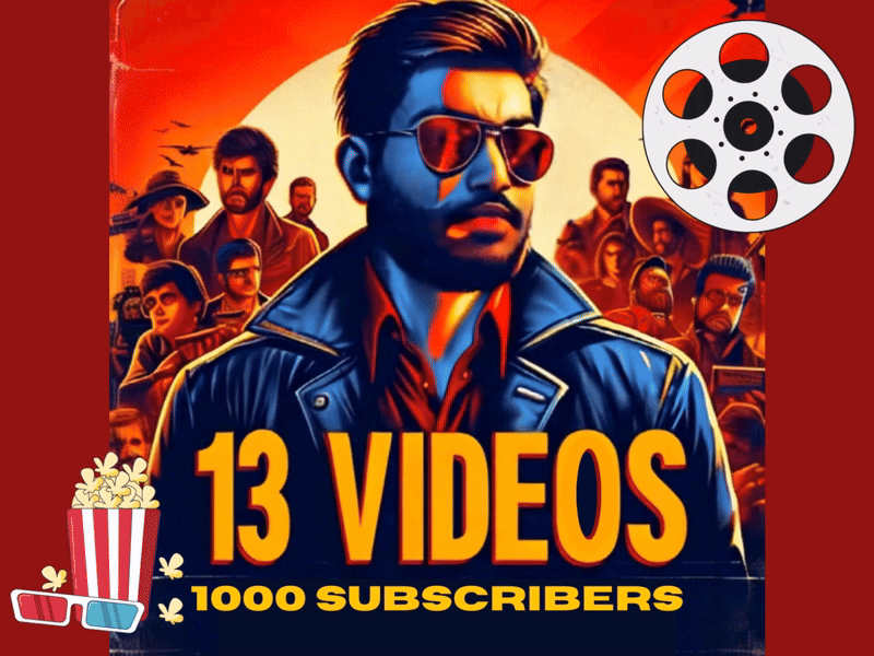 Cover image for 1000 Subscribers with 13 Videos