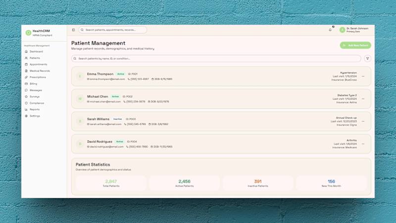 Cover image for Healthcare Custom CRM Development