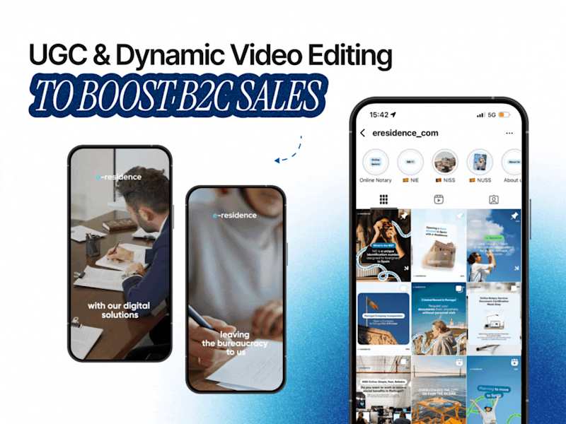 Cover image for UGC & Content Strategy for e-Residence Instagram