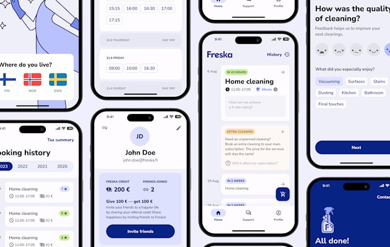Cover image for Freska — Home Cleaning App