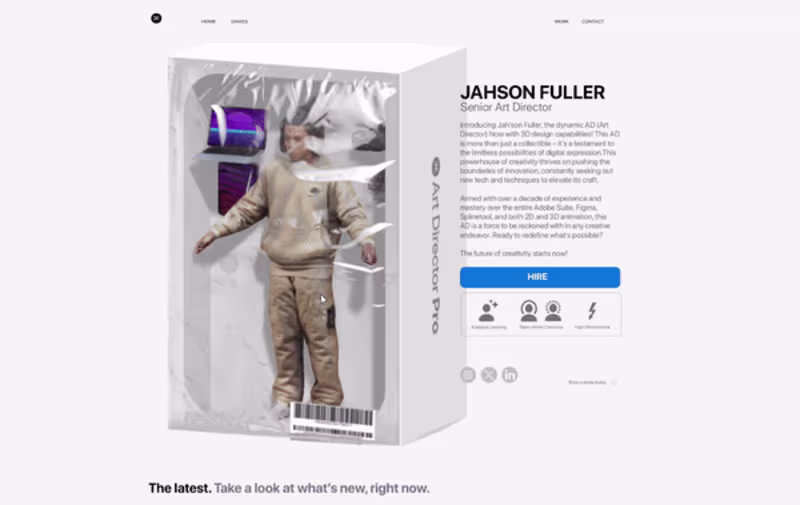 Cover image for Interactive 3D Landing Page