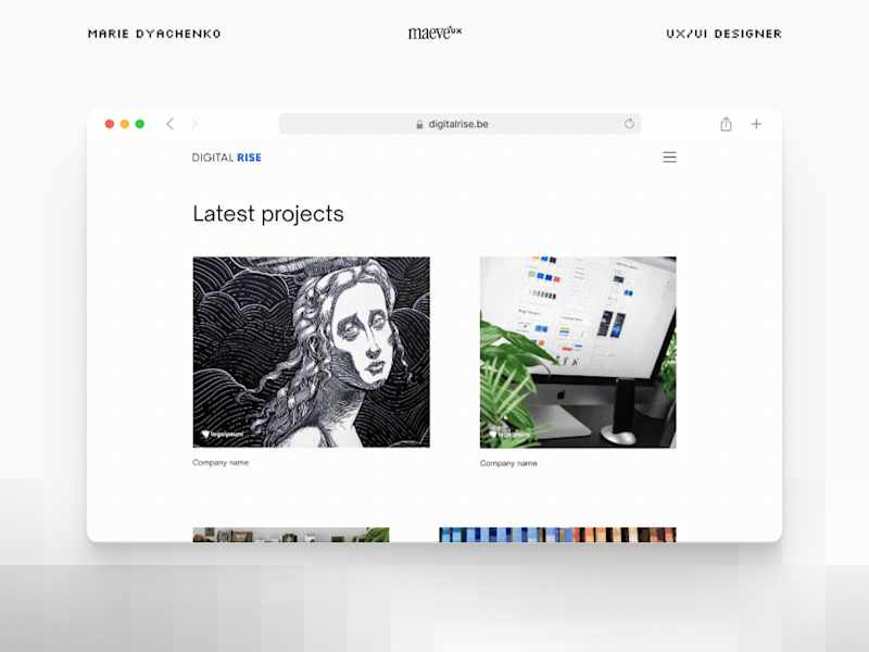 Cover image for DigitalRise –– Website design
