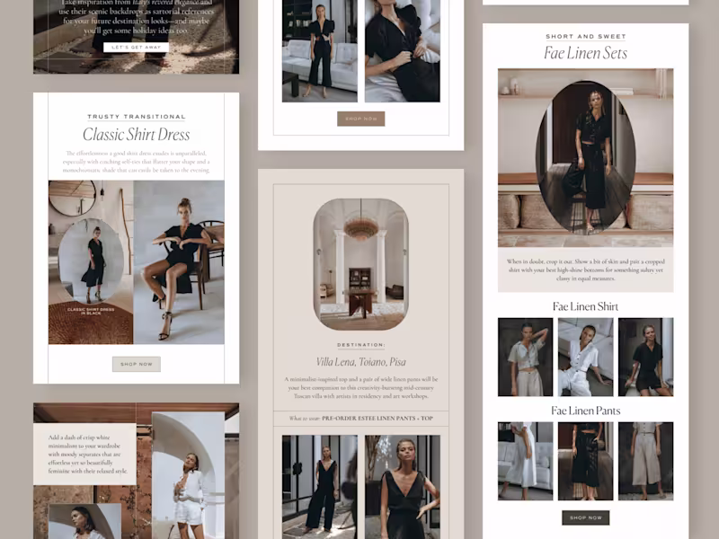 Cover image for Fashion Newsletters | UI Design