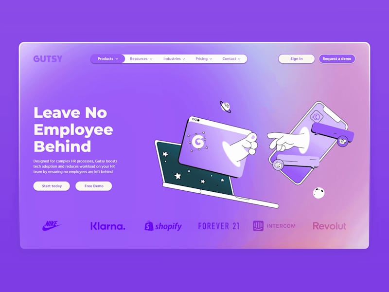 Cover image for gutsyhq.com - Lottie Animations