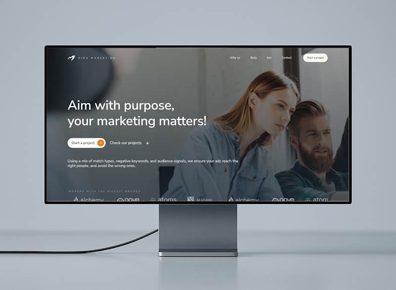 Cover image for UI Redesign and No code website Design for Mira