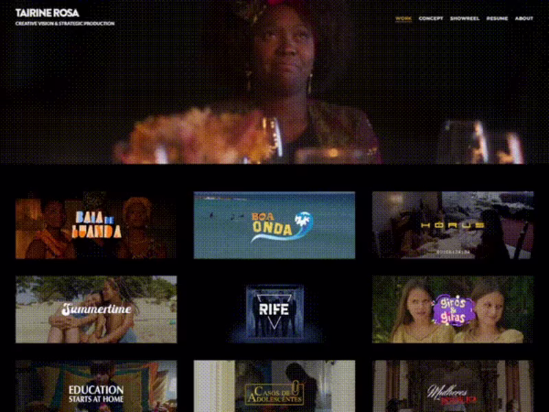 Cover image for Website Design for Production Designer