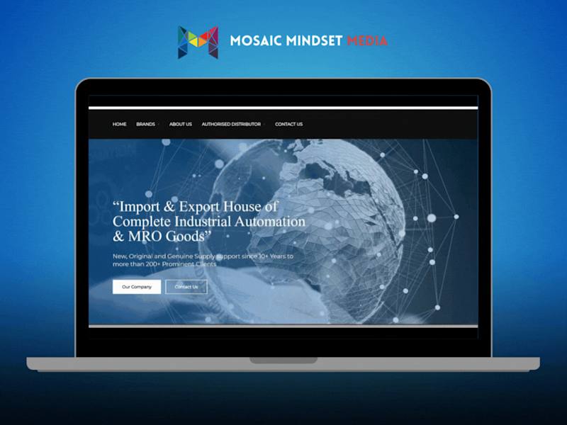 Cover image for Corporate Website Design for Industrial Automation