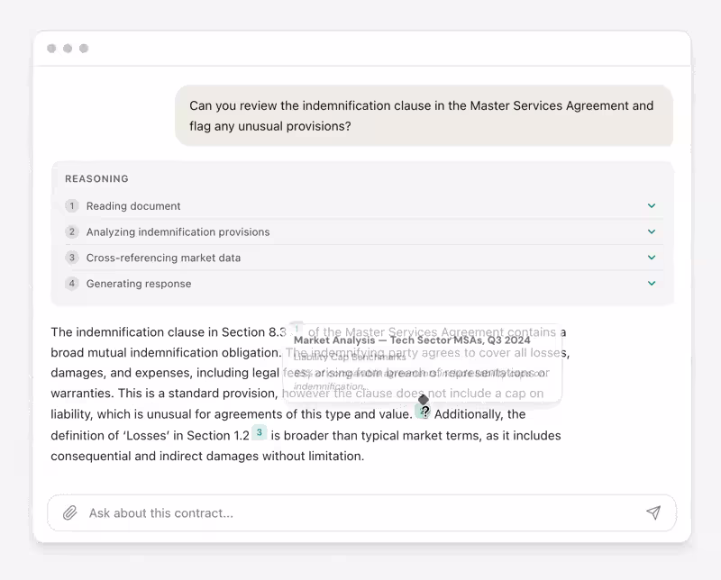 Cover image for AI Chat Interface for Legal Professionals