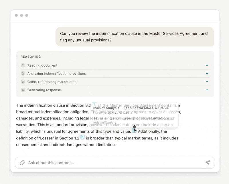 Cover image for AI Chat Interface for Legal Professionals