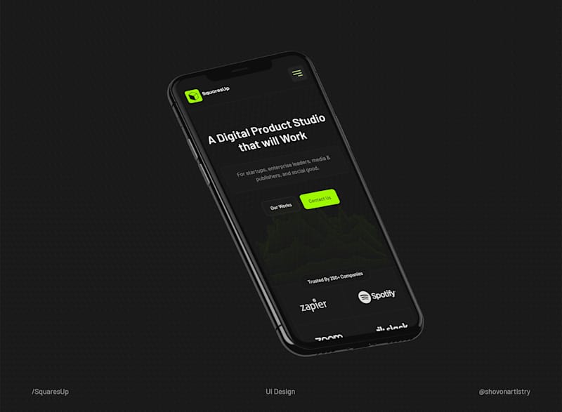 Cover image for SquaresUp : Ui Design