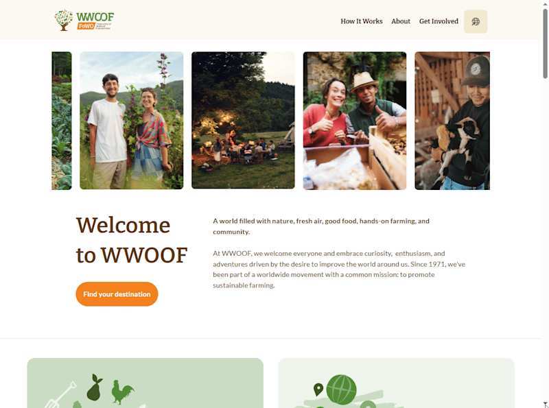 Cover image for WWOOF Global Network Project