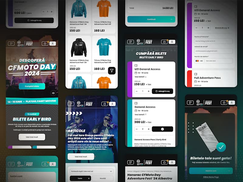 Cover image for CFMoto Day Website Design