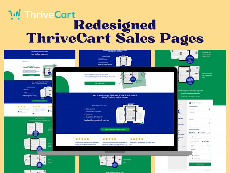 Cover image for ThriveCart Sales Page Redesign for Educational Materials