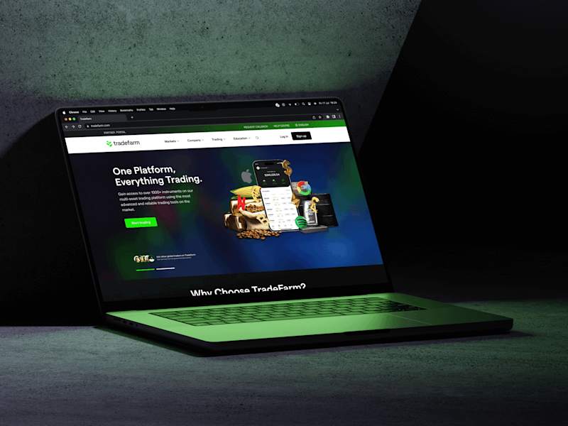 Cover image for TradeFarm Website  – UI/UX Design for a Forex Trading Platform