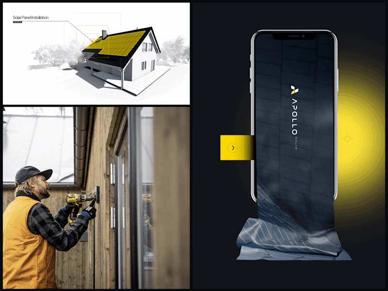 Cover image for Another brand identity design for a solar company called Apo...