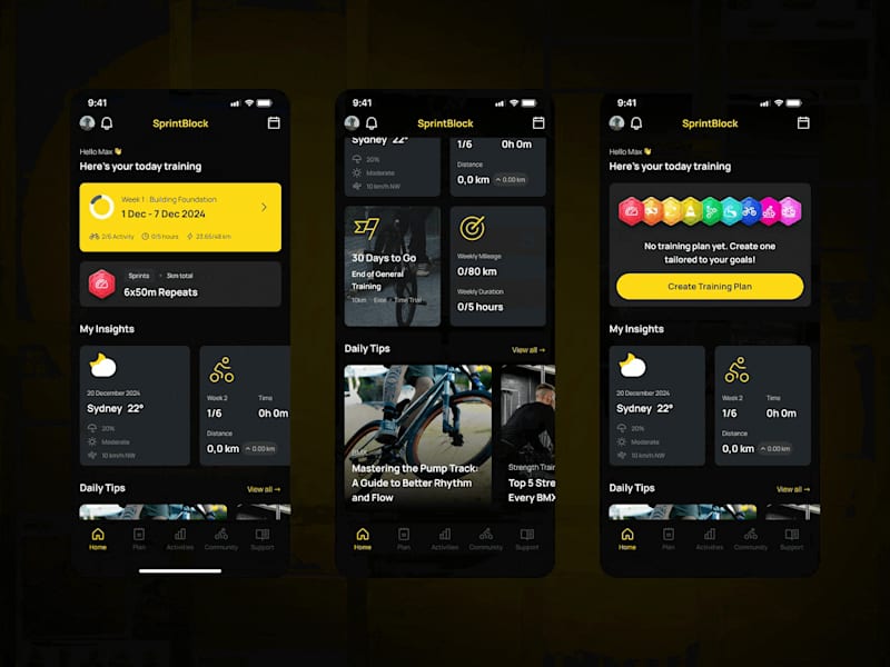 Cover image for SprintBlock - BMX Training App