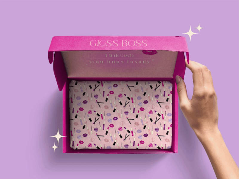 Cover image for Gloss Boss | Makeup Brand Identity Design 💄 