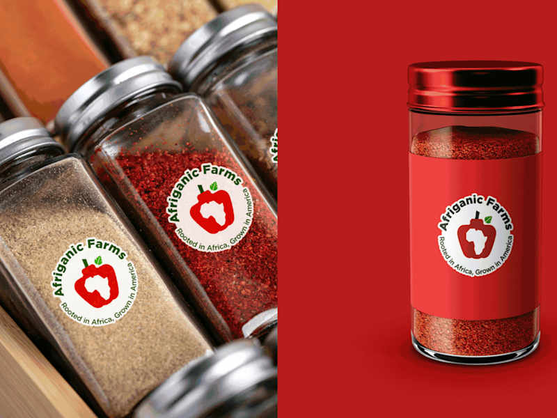 Cover image for Afriganic Farms Brand Identity Design