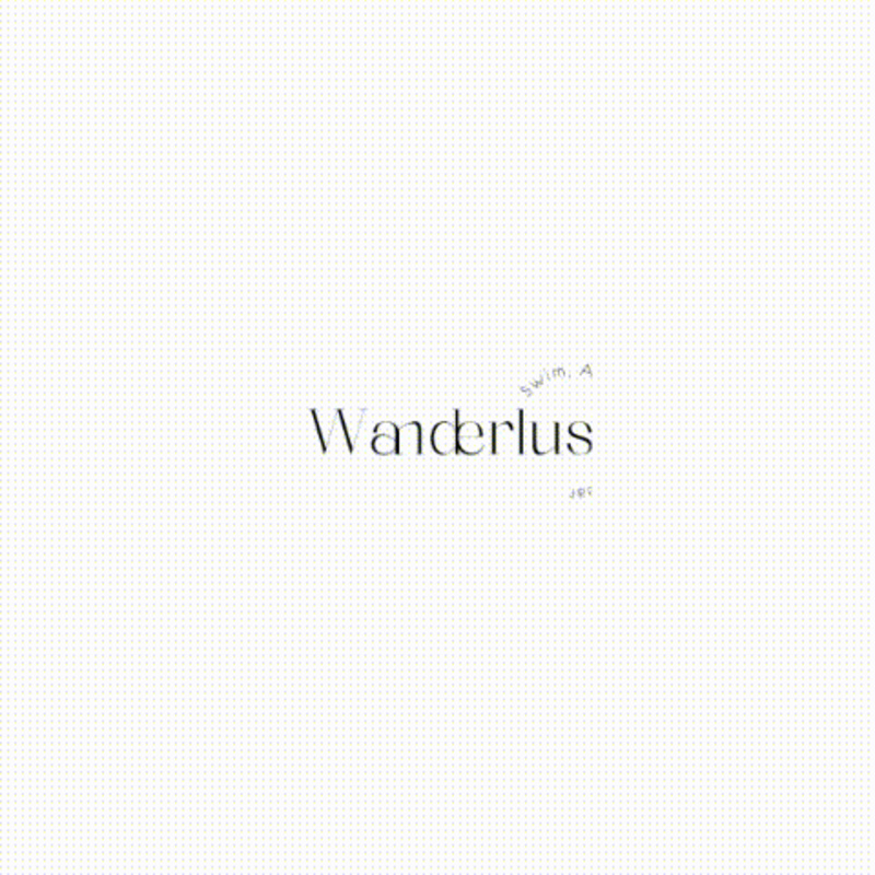 Cover image for Wanderlust Logo Design (Fashion Text Logo) on Behance