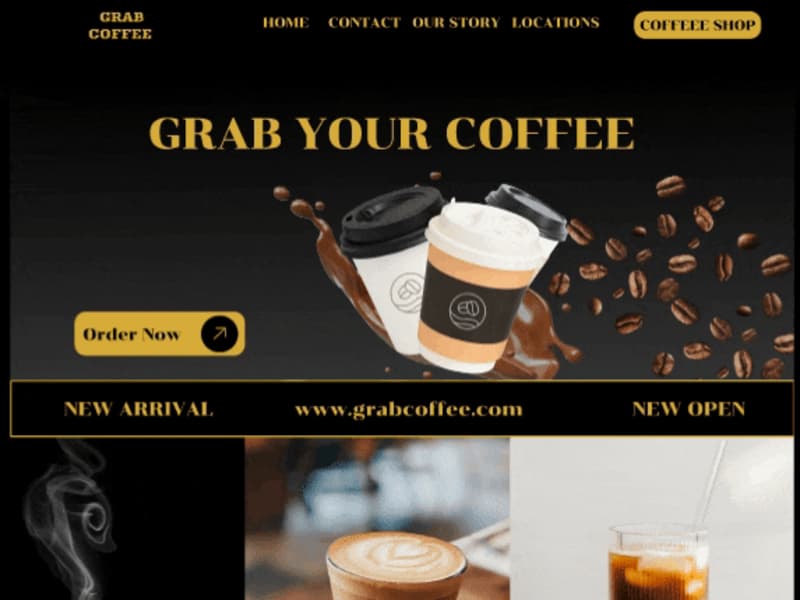 Cover image for Coffee Brand UX UI DESIGN