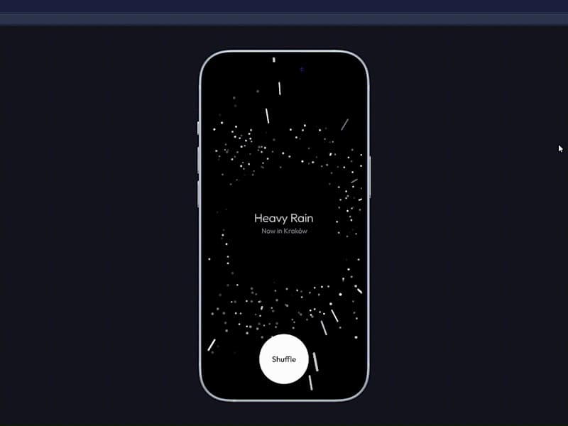 Cover image for Rain white noise