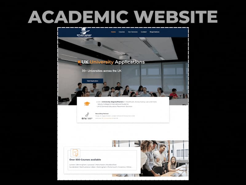 Cover image for Wix Studio Website For UK University