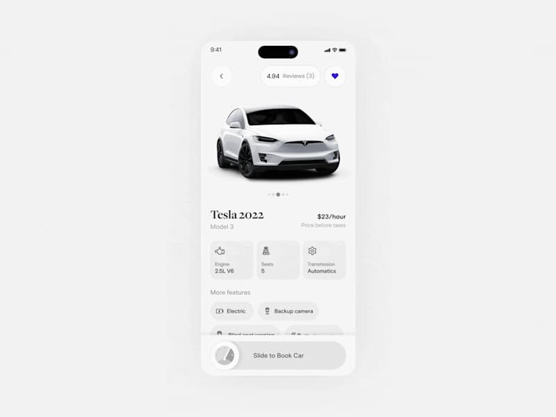 Cover image for Clean & Modern Car Rental Mobile App Design (Turo)