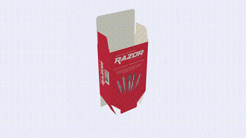 Cover image for RAZOR - American Burrs (Packaging & ID Visual) :: Behance