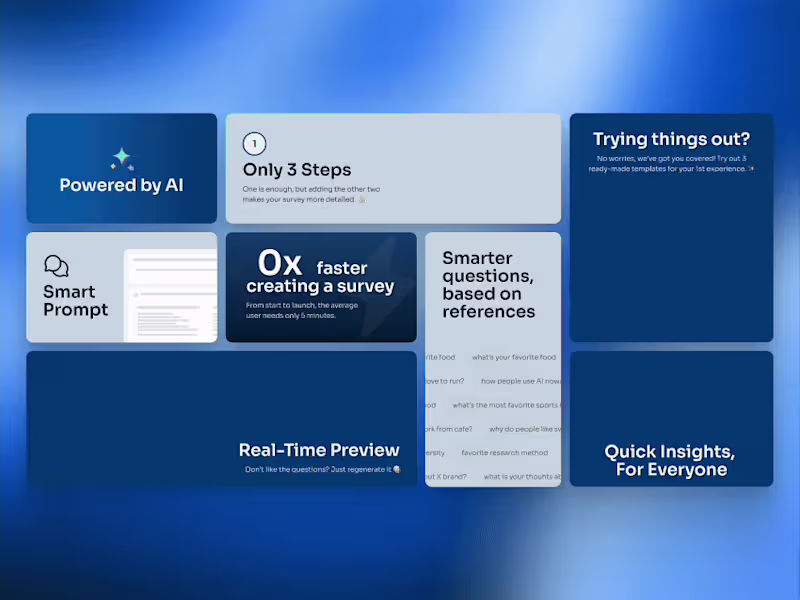 Cover image for Redesigned Poplite’s Survey Flow to Cut Time by 96%